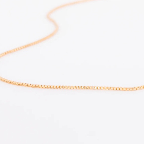 NEW IN BOX Hey June Skinny Box Necklace & Matching Bracelet - Picture 5 of 8